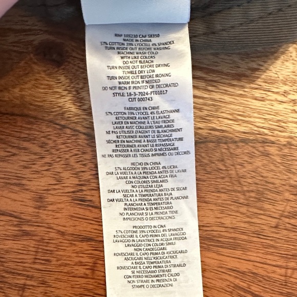 Joie Hazina Studded Skinny Ankle Pants, Green, Size 24 - Picture 6 of 6